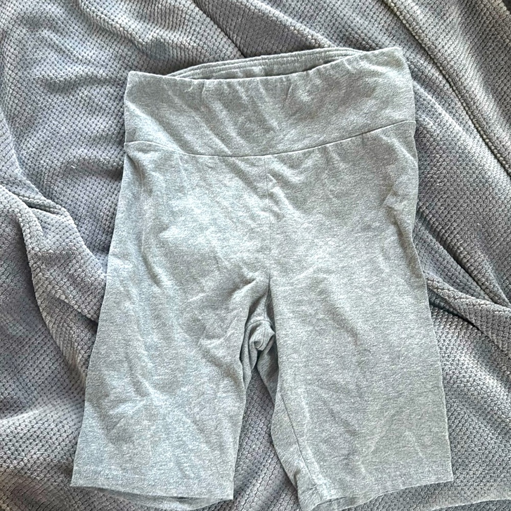 Medium Gray Biker Shorts